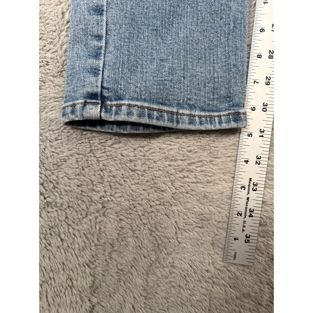 Levis 511 Slim Fit Jeans Mens Size 30x31 Light Wash Denim Blue Cotton Pants READ - Picture 7 of 8